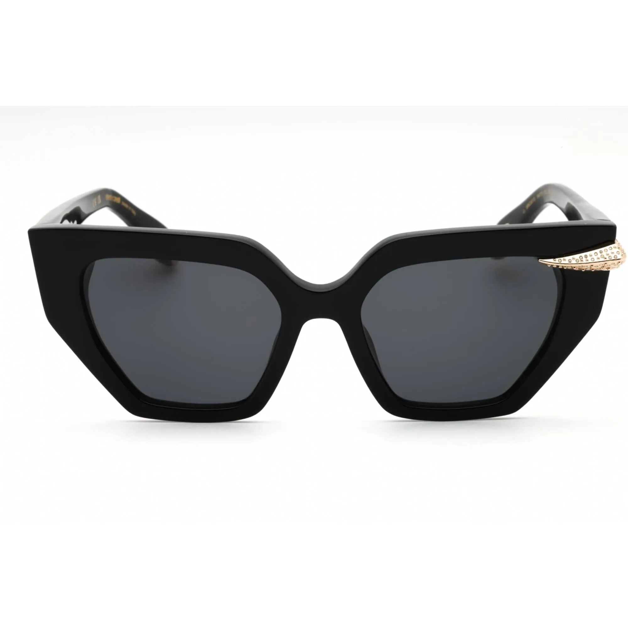 Roberto Cavalli Women's Sunglasses - Black Acetate Cat Eye Full Rim | SRC001S 700Y