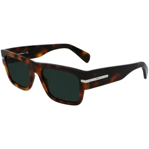 Salvatore Ferragamo Men's Sunglasses - Tortoise Acetate Frame Green Lens | SF1030S 214