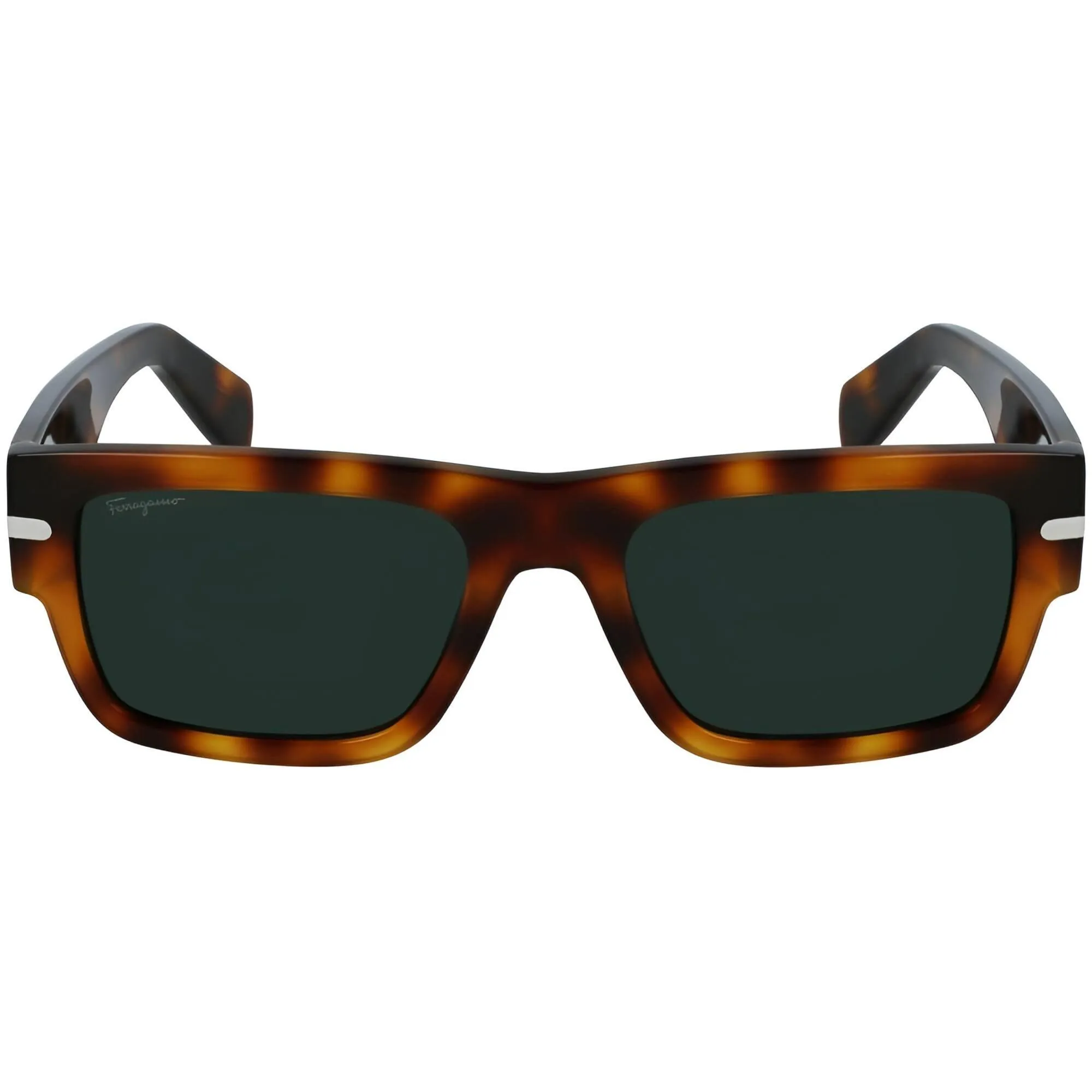 Salvatore Ferragamo Men's Sunglasses - Tortoise Acetate Frame Green Lens | SF1030S 214