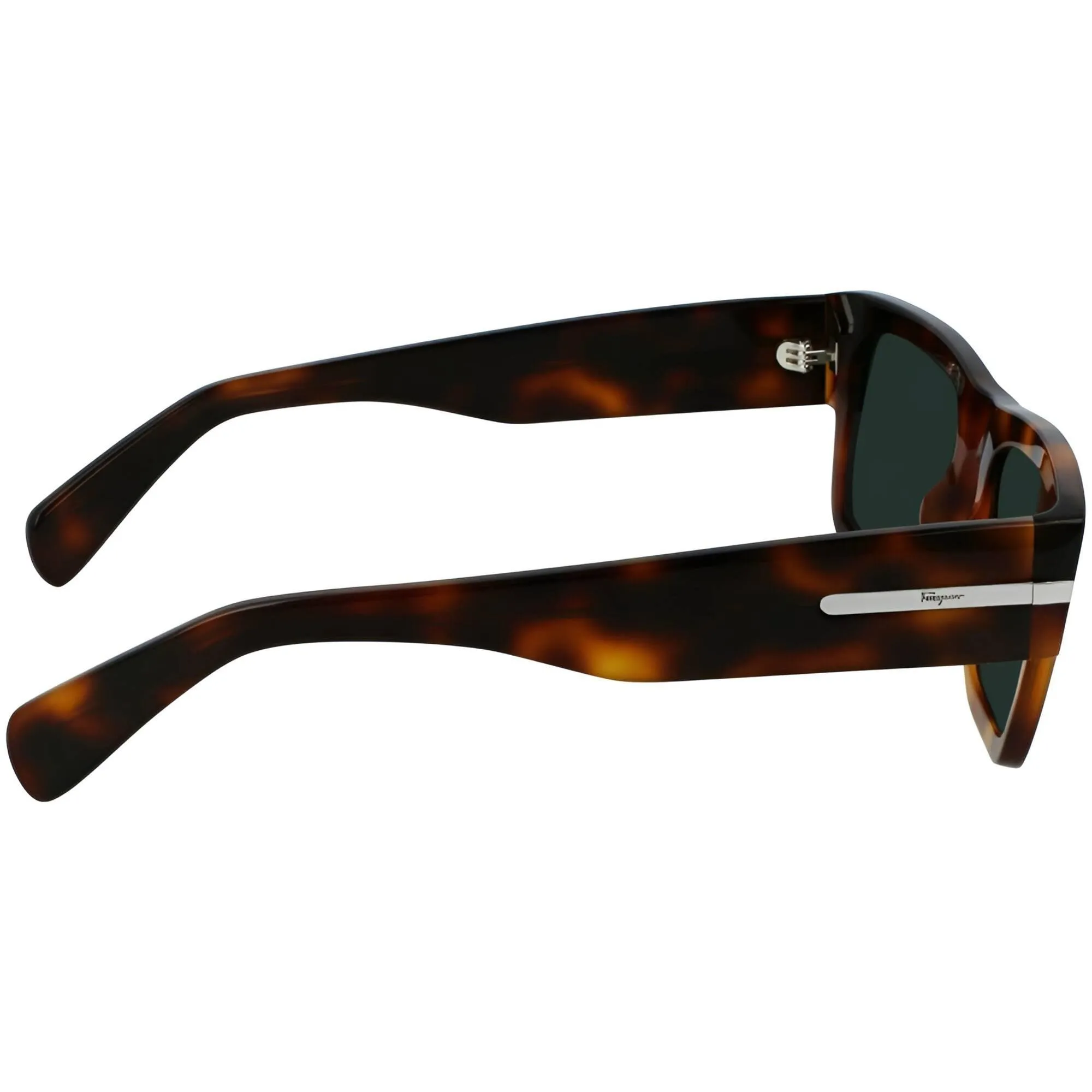 Salvatore Ferragamo Men's Sunglasses - Tortoise Acetate Frame Green Lens | SF1030S 214
