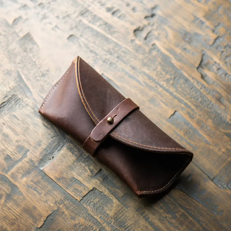 The Aviator Personalized Fine Leather Sunglass Case
