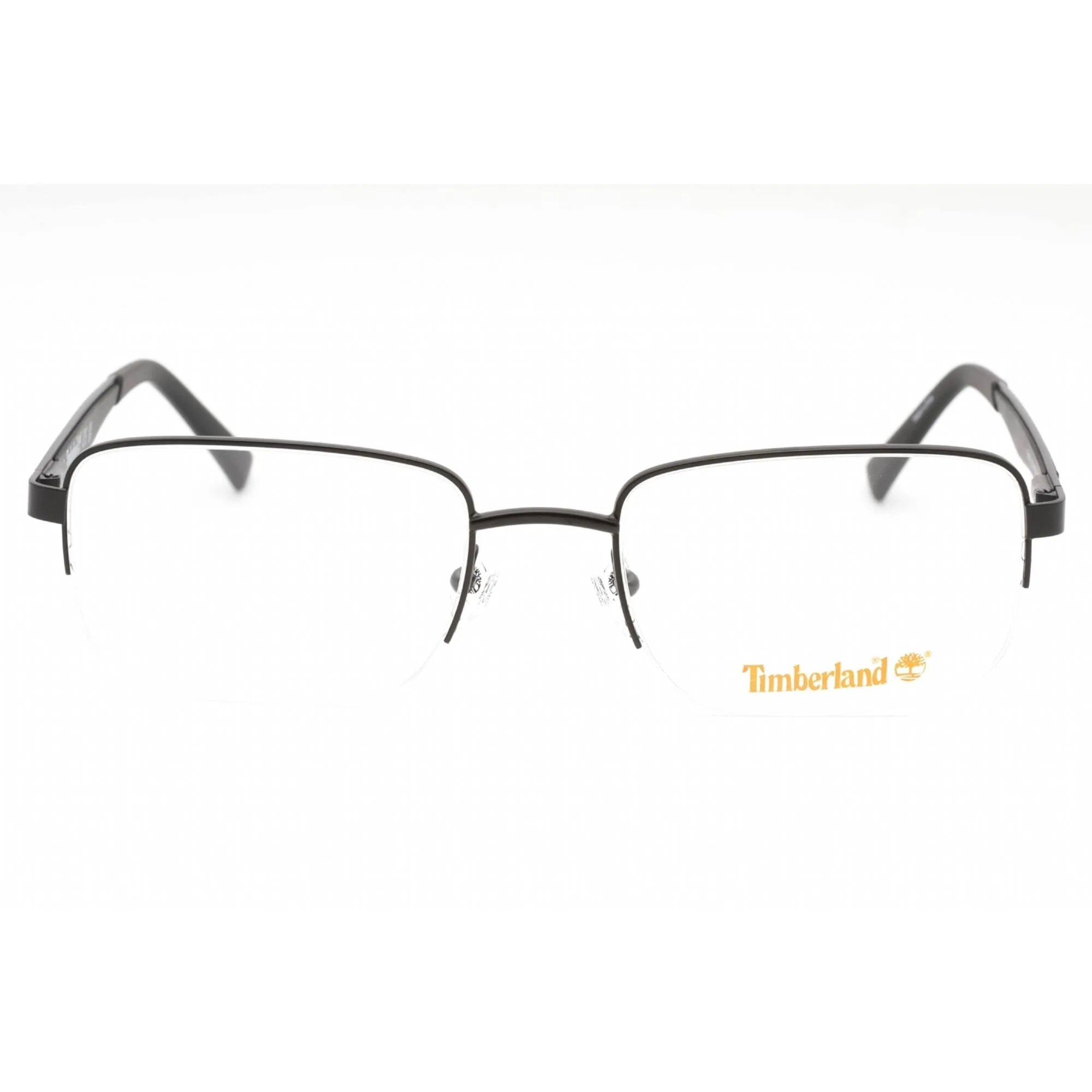 Timberland Men's Eyeglasses - Matte Black Metal Rectangular 56mm Frame | TB1787 002