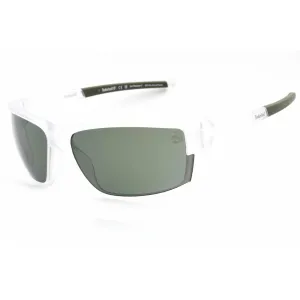Timberland Men's Sunglasses - Crystal Plastic Full Rim Rectangular Frame | TB9308 26R