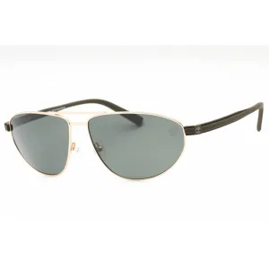 Timberland Men's Sunglasses - Gold Aviator Frame Green Polarized Lens | TB9324 32R