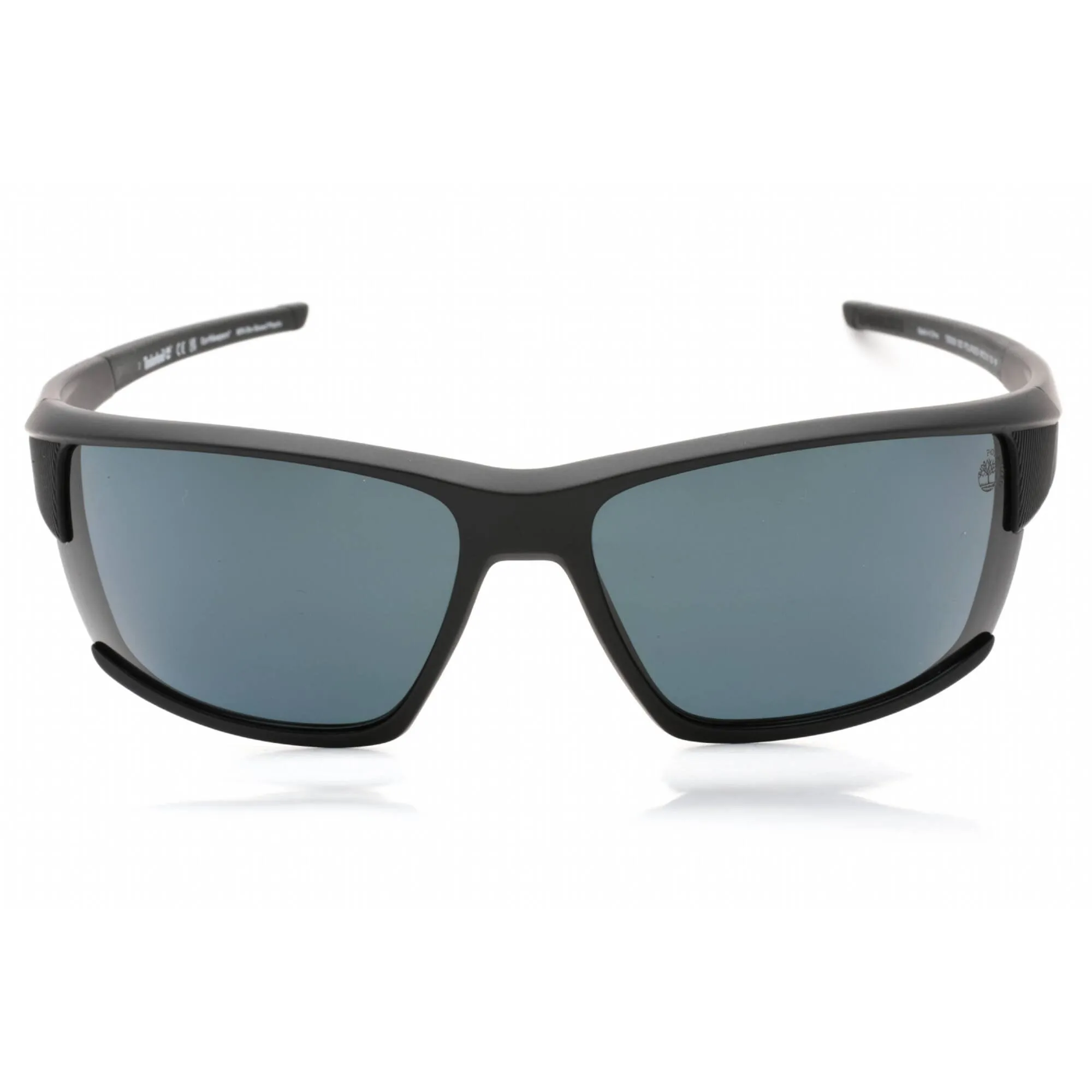 Timberland Men's Sunglasses - Matte Black Full Rim Rectangular Frame | TB9308 02D