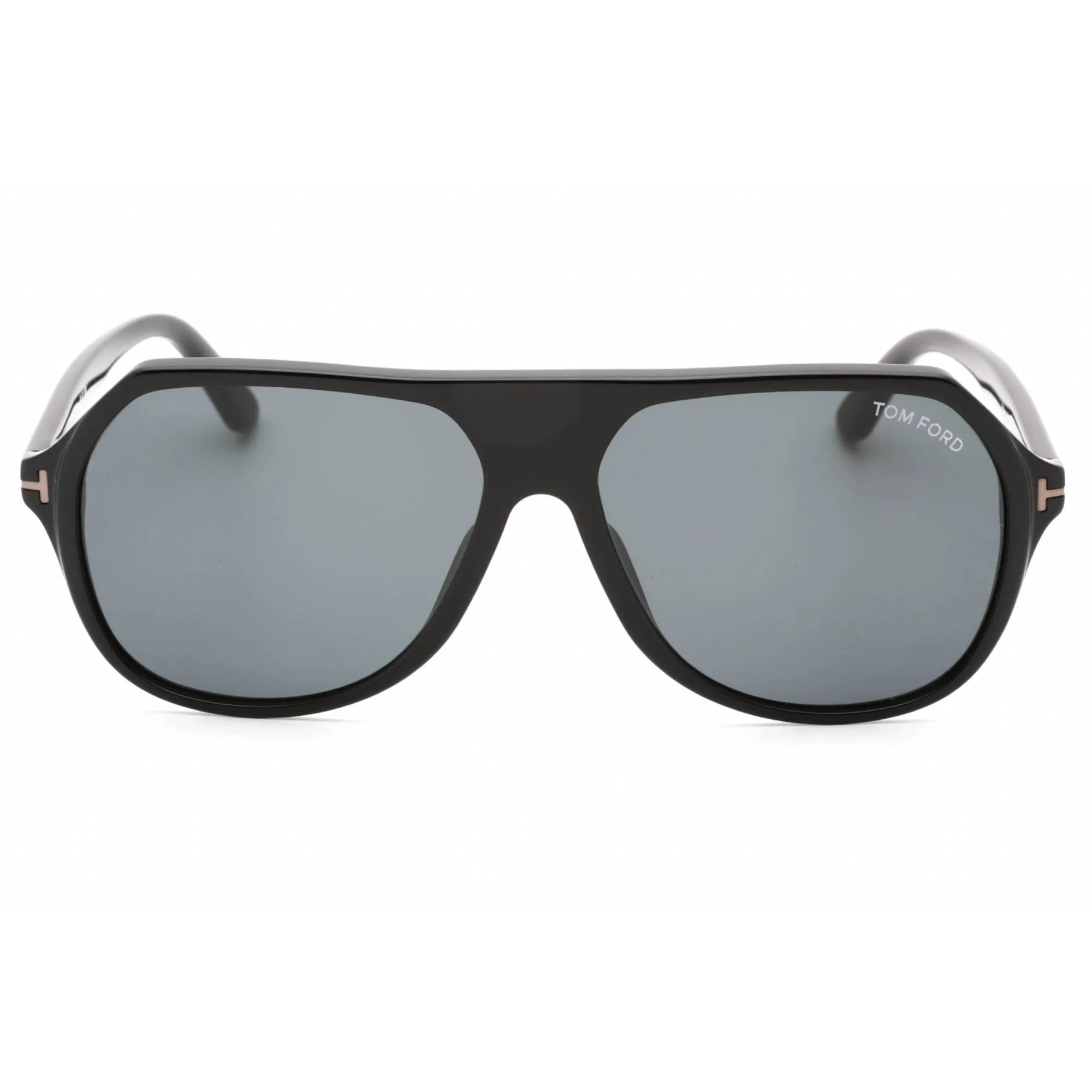 Tom Ford Men's Sunglasses - Shiny Black Acetate Navigator Shape Frame | FT0934-N 01A