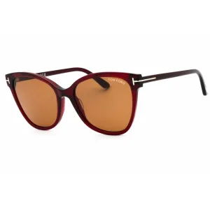 Tom Ford Women's Sunglasses - Red/Other Acetate Cat Eye Shape Frame | FT0844 ANI 68E
