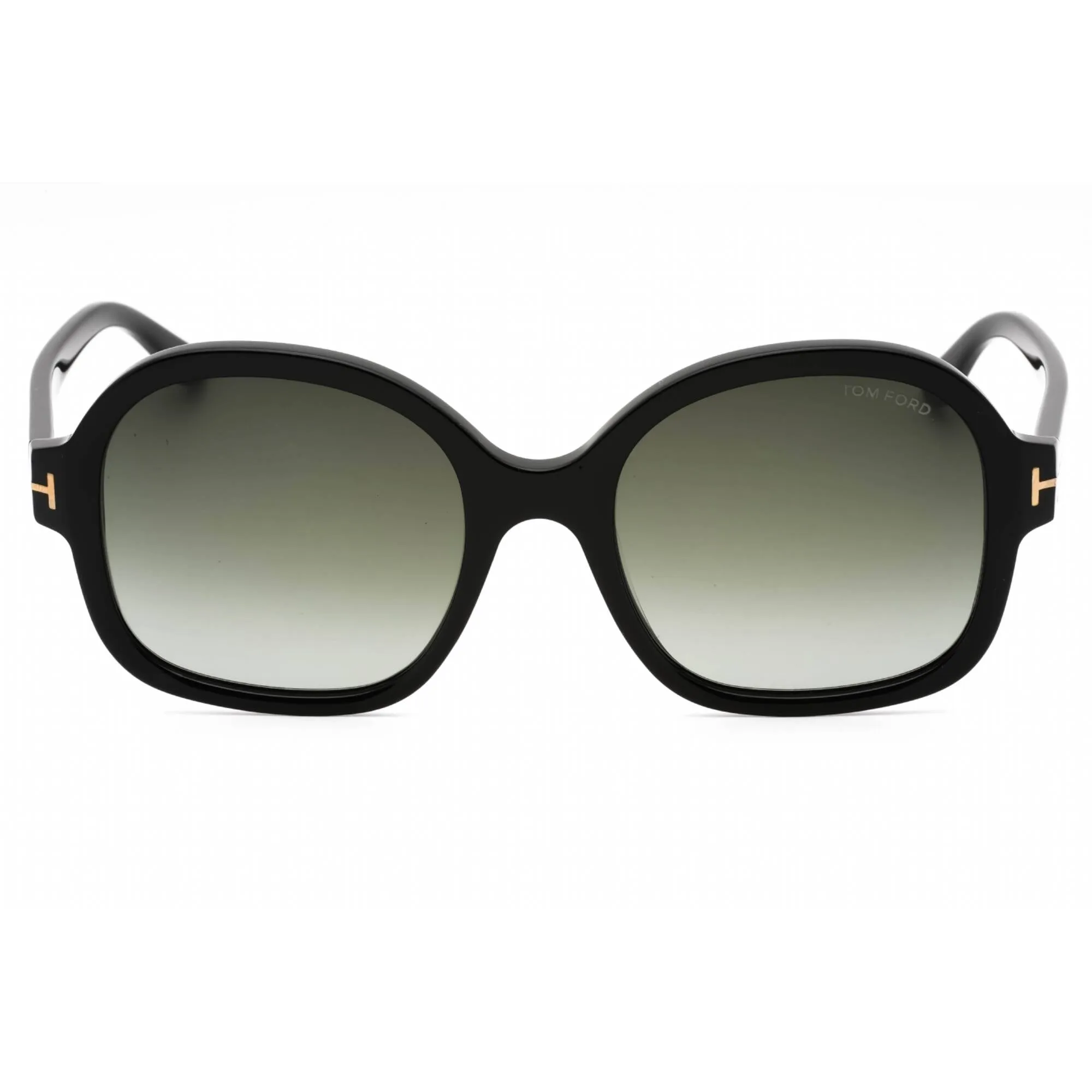 Tom Ford Women's Sunglasses - Shiny Black Plastic Cat Eye Full Rim Frame | FT1034 01B