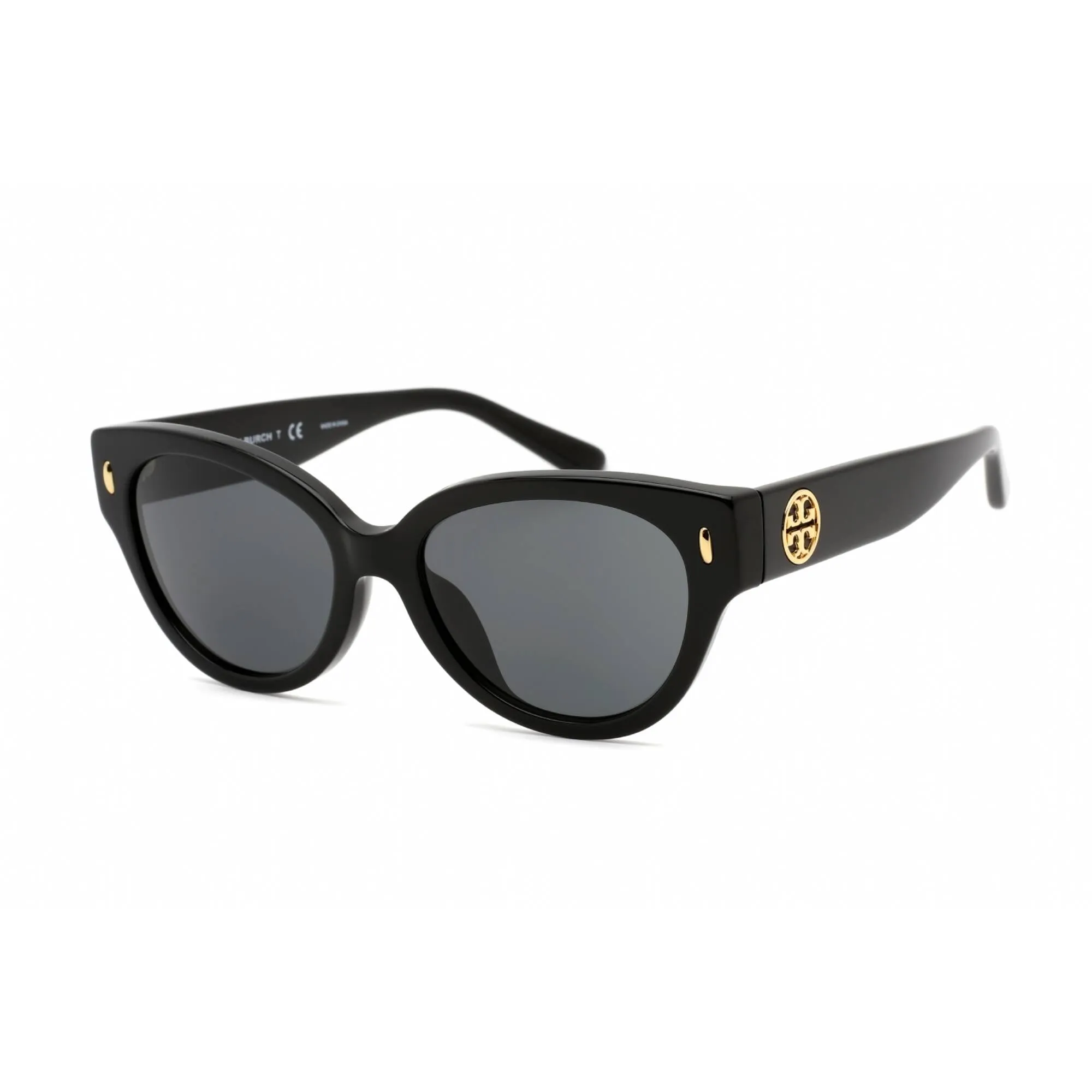 Tory Burch Women's Sunglasses - Black Plastic Cat Eye Full Rim Frame | 0TY7168U 17098G