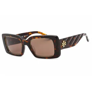 Tory Burch Women's Sunglasses - Rectangular Frame Dark Brown Lens | 0TY7188U 172873