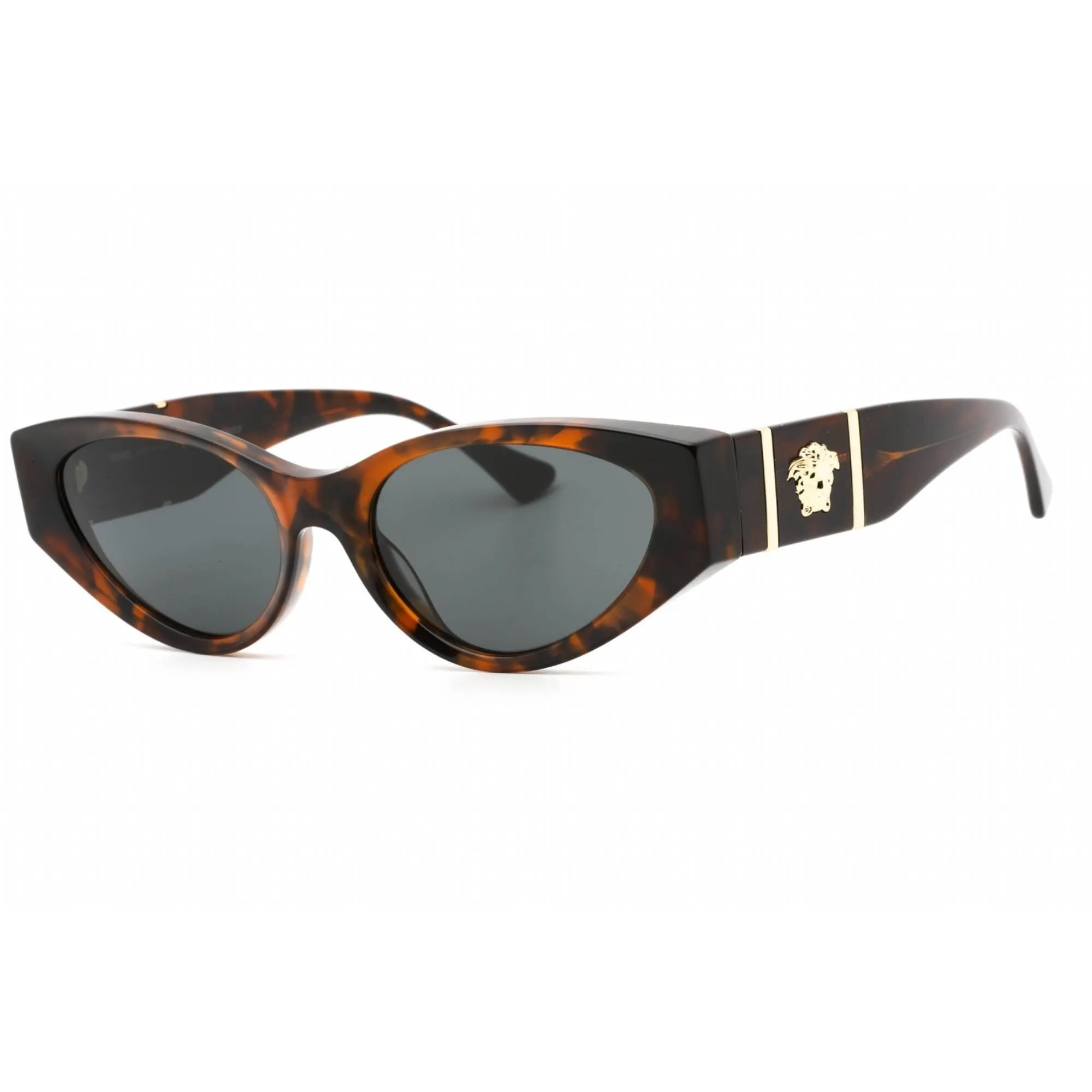 Versace Women's Sunglasses - Havana Plastic Full Rim Cat Eye Frame | 0VE4454 542987