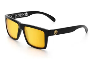 Vise Z87 Sunglasses Black Frame: Tinted Lens - Polarized Gold Rush Z87 Lens