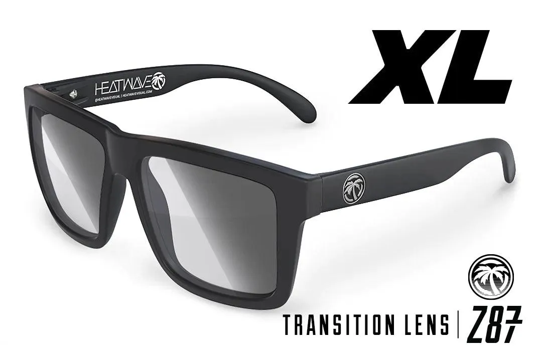 XL Vise Z87 Sunglasses Black Frame: Transition Lens