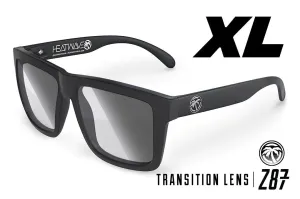 XL Vise Z87 Sunglasses Black Frame: Transition Lens