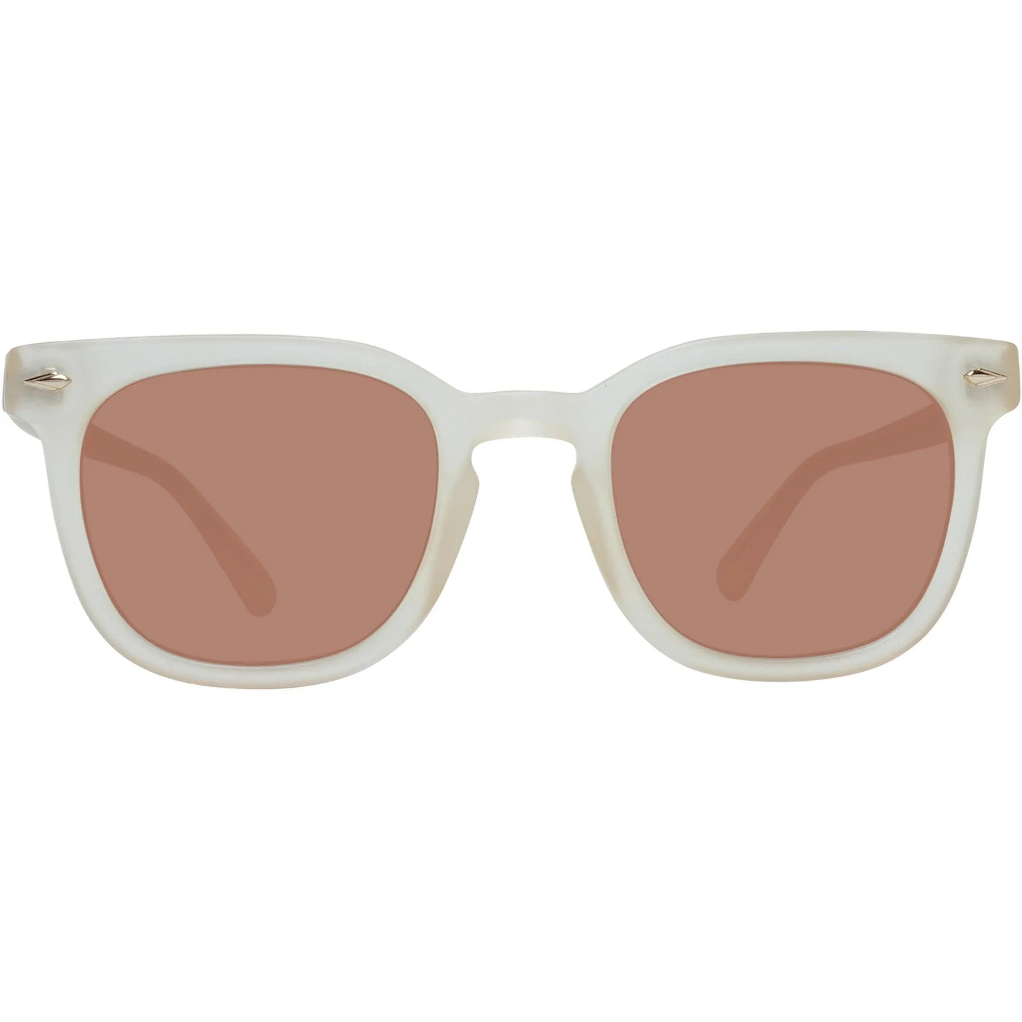 Zac Posen Unisex Sunglasses - Cream Crystal Matte Plastic Square Frame | COOPER ZCOOCM